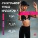 ELVIRE Fabric Resistance Bands Set of 3 - Booty Bands for Women | Exercise Bands for Working Out - Glute Bands Squat Bands | Resistance Loops for Legs - Short Coral & Purple - Buy Online on GoSupps.com