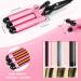 Shop 2021 Hair Curling Iron - 3 Barrel Ceramic Tourmaline Wand | Dual Voltage Crimper for Women & Girls - Perfect Hair Styling Tool - Buy Online on GoSupps.com
