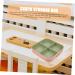 OUNONA Dried Storage Multiple Nut Candy Lid Candies Fruit Case Design Food Organizer Household 25.5X6CM Light Green - Buy Online on GoSupps.com