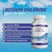 Health Life Sodium Chloride Tablets 1 gm - 300 Count | USP Electrolyte Replenisher & Sodium Mineral Supplement for Hydration - Buy Online on GoSupps.com