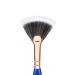 Bdellium Tools Professional Makeup Brush - Golden Triangle 925 Duo Fibre Fan | Vegan Soft Synthetic Fibers | Lightweight Application & Highlighting (Blue 1pc - Buy Online on GoSupps.com