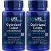 Life Extension Optimized Folate (L-Methylfolate) 1700 mcg DFE 180 Veg Tablets (Pack of 2)