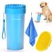 ALLYGOODS Dog Paw Cleaner - Dog Paw Washer Cup - Dog Foot Washer/Cleaner for Medium/Large/Xlarge Dogs Pet Large Blue