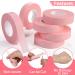 Vaktop Lash Tape Set - 6 Rolls with Tweezers & Scissors for Eyelash Extensions | Breathable & Stylish Pink Lash Tape (0.5 inch x 10 Yards) - Buy Online on GoSupps.com