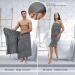 Dark Gray Oversized Bath Towel Set - 4 Pack (35 x 70in, 700 GSM) - Buy Online on GoSupps.com