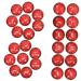 NUOBESTY 100 pcs 12 women's DIY glass charms round patch necklace Ring face Gift bra replace wrapped thank you gifts epaulets lucky beads earrings football ceramic tile shoulder epaulets