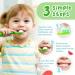 Fluoride-Free Baby Toothpaste for Ages 2-3 Natural Fruit-Flavored Mild Formula Pea-Sized Amount for Developing Teeth 2.1 oz (60g) (1 Pack Watermelon) Watermelon 1 - Buy Online on GoSupps.com