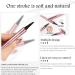 GCVSE Eyebrow Pencil Microblading Eyebrow Pencil with 4 Micro-Fork Tips Long-Lasting Brow Waterproof Smudgeproof Brow Pen - Easy Creation of Natural Looking Defined Eyebrows (Black) - Buy Online on GoSupps.com