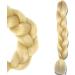 Synthetic Hair for Braiding Light Blonde with Yellow Tinte Braids Extensions for Hair Extensions Ideal for Rastas Braiding Hair for Women and Men for Thickening Hairpiece for Braid (Light Blonde) - Buy Online on GoSupps.com