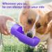 Peteast Foldable Dog Drinking Bottle | Dishwasher-Safe | Portable & Exhaustion-Proof for Hiking | Perfect for Dogs & Cats - Roland Purple - Buy Online on GoSupps.com