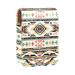 Lipstick Case Leather Lip Gloss Lipstick Organizer with Mirror Mini Lipstick Holder Bag Ethnic Style Floral Pattern Boho I243a9jluk