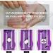 Purple Pill Splitter - Adjustable Stainless Steel Cutter for Small & Large Pills - Buy Online on GoSupps.com
