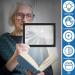 3X Magnifying Glass with LED Light for Reading Page Magnifier for Reading Full Page Rectangle Lighted Magnifier Large Viewing Area for Low Vision Person and Seniors - Buy Online on GoSupps.com
