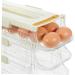 Mikikit Egg Holder Egg Refrigerator Organizers and Storage Double Row Tray Egg Container - Buy Online on GoSupps.com