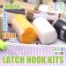 Ebulous DIY Latch Hook Rug Kit - Sleeping Cat Design for Home Decor - Adults & Kids Craft Set with Pre-Printed Canvas - 20.5 x 15in - Buy Online on GoSupps.com