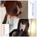 Songaa Hair Claw Clips for Women (2 PCS) - Strong Hold Plush Hair Barrettes for Thick Thin Long Hair - Cute Non-Slip Hair Accessories in Coffee & Beige - Buy Online on GoSupps.com