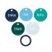 Bella Tunno Teething Flashcards: Soft & Easy Grip Baby Teether for Soothing Gums - Non-Toxic BPA-Free Silicone Teething Toy - Born to Ride - Buy Online on GoSupps.com