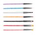 6pcs Nail Art Brush and Nail Dotting Pen Double Head Spiral Crystal Stick Drill Double Ended UV Piece