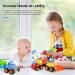MOONTOY Baby Tooth Auto Bagion Construction Vehicles Set - 4 Piece Tractor Bulldozer Tipper & Cement Mixer for Kids | International Shipping - Buy Online on GoSupps.com