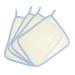 OHPHCALL 4pcs Square Towel Soap Bag Exfoliating Washcloth Exfoliating Cloth Body Cloth Scrubber Nylon Beige