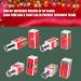 4pcs DIY Square Lipstick Tubes - Refillable Empty Lip Gloss Containers - Christmas Style for DIY Cosmetics - Buy Online on GoSupps.com