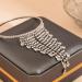 Xerling Small Rhinestone Tassel Arm Bracelets | Stretchable Silver Crystal Armlet for Women | Bridal & Wedding Jewelry - Buy Online on GoSupps.com
