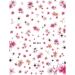 JMEOWIO 9 Sheets Spring Flower Nail Art Stickers Decals Self-Adhesive Leaves Nail Supplies Nail Art Design Decoration Accessories - Buy Online on GoSupps.com