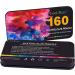 COOL BANK 160 Watercolor Pencils Set - Vibrant Colors for Coloring Books, Sketching, Shading - Artist Quality Soft Series Lead - 160 Count in Tin Box - Buy Online on GoSupps.com