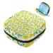 Storage bags for women's bandages seamless yellow lemon sheet portable menstrual pads panty lips tampons women's bandages storage holder for women school office multicolored 06