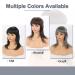 Matthia 80s 90s Mullet Wig Pixie Cut with Bangs for Black Women - Glueless Synthetic Black Wolf Cut Wig - Buy Online on GoSupps.com