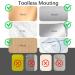 Vmutha Self-Adhesive Razor Holder Hook - 2 Stainless Steel Bathroom & Kitchen Hooks for Easy Storage - Silver - Buy Online on GoSupps.com