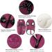 Winter Dog Jackets - Windproof & Waterproof 2-in-1 Fleece Coat for Small Dogs | Warm Violet Vest - Buy Online on GoSupps.com