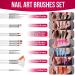 Fandamei 15-Piece Nail Art Brush Set - Gel Nails Dotting Pens & Rhinestones | Ultimate Manicure Tools - Buy Online on GoSupps.com
