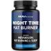 Night Time Fat Burner for Weight Loss Support & Sleep Aid | Appetite Suppressant Carb Blocker Nighttime Metabolism Booster for Stomach Fat Burner & Night Shred with Melatonin | Non-GMO Vegan 60ct 60 Count (Pack of 1) Cap