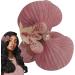 Artificial Flower Hair Clip | Flower Hair Pins Bohemia Orchid Hairpin Barrette Headwear - Exotic Headdress Pins Fake Floral Headwear Hair Accessories for Women & Girls Pink - Buy Online on GoSupps.com