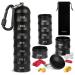 Stacking Keychain Pill Box Portable Medicine Organizer Pill Box Portable Pill Organizer Sturdy Pill Boxes Waterproof Pill Box Home Outdoor Available Vitamins Fish Oil Trinkets Etc.