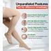 Thigh High Compression Stockings Open Toe Pair Firm Support 20-30mmHg - Silicone Band, Unisex, Beige, M - Buy Online on GoSupps.com