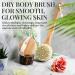 Vegan Dry Brushing Body Brush and Back Scrubber Set for Radiant Skin by Lily England - Buy Online on GoSupps.com