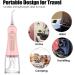 GeRRiT Professional Cordless Water Flosser - Portable Dental Oral Irrigator with 320ML Tank Rechargeable IPX7 Waterproof 6 Modes & 4 Jet Tips for Home & Travel - Buy Online on GoSupps.com