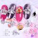 3D Nail Art Crown Studs - Silver/Gold Metal Alloy Charms for DIY Manicure Jewelry - Buy Online on GoSupps.com