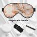 Rose Gold Marble Print Unisex Eye Mask - Soft Comfortable Light-Blocking Sleep Mask for Ultimate Rest | International Shipping Available - Buy Online on GoSupps.com