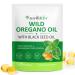 Oil of Oregano with Black Seed Oil Oil of Oregano Capsules 6000mg 2 in 1 Formulated with Black Seed Oil 200mg High Carvacrol & Thymoquinone for Immune Support Non-GMO Gluten-Free(120 Count)