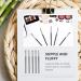 DRESSOOS 5pcs Eye Shadow Brush Makeup Brush Eye Brush Eye Shadows Kit Eye Shadow Brushes Wooden Handle - Buy Online on GoSupps.com