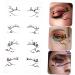 SKISUNO 4 Pairs Eyeshadow Eyeliner Stickers Temporary Eye Makeup Stickers Black Eye Makeup Decals - Buy Online on GoSupps.com