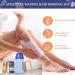 Roll on Waxing Kit for Women - Warmer & Roller for Hair Removal on Larger Body Areas | Includes 2 Wax, 100 Strips & Blue Roll - Buy Online on GoSupps.com