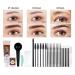 Eyelash & Brow Tint Kit - Natural Volumizing Color Long-lasting 4-8 Weeks Waterproof - DIY Salon or Home Use (Chestnut - Buy Online on GoSupps.com