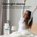 Youth & Tonic Overnight Intestinal Cleanse - Natural Constipation Relief Supplement with Senna Leaf Psyllium Husk & Cascara Sagrada - 30 Capsules for Men & Women - Buy Online on GoSupps.com