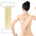 Exfoliating Loofah Back Scrubber 100% Natural Loofah and Terry Cloth Materials Loofah Sponge Back Scrubber Bath Sponge for Men and Women s SPA Shower Body Massage for Deep Clean