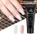 SEISSO Poly Nail Extension Gel Kit - 2 Colors Nail Gel Set with Slip Solution - All-in-One Manicure Set for Beginners & Professionals - 15ML Extension Gel Included - Buy Online on GoSupps.com