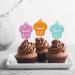 Sweet One Cupcake Toppers Two Sweet Birthday Cupcake Toppers Ice-cream Themed Dessert Picks Baby Girl Birthday Party Decoration - Pink & Purple Glitter - Buy Online on GoSupps.com